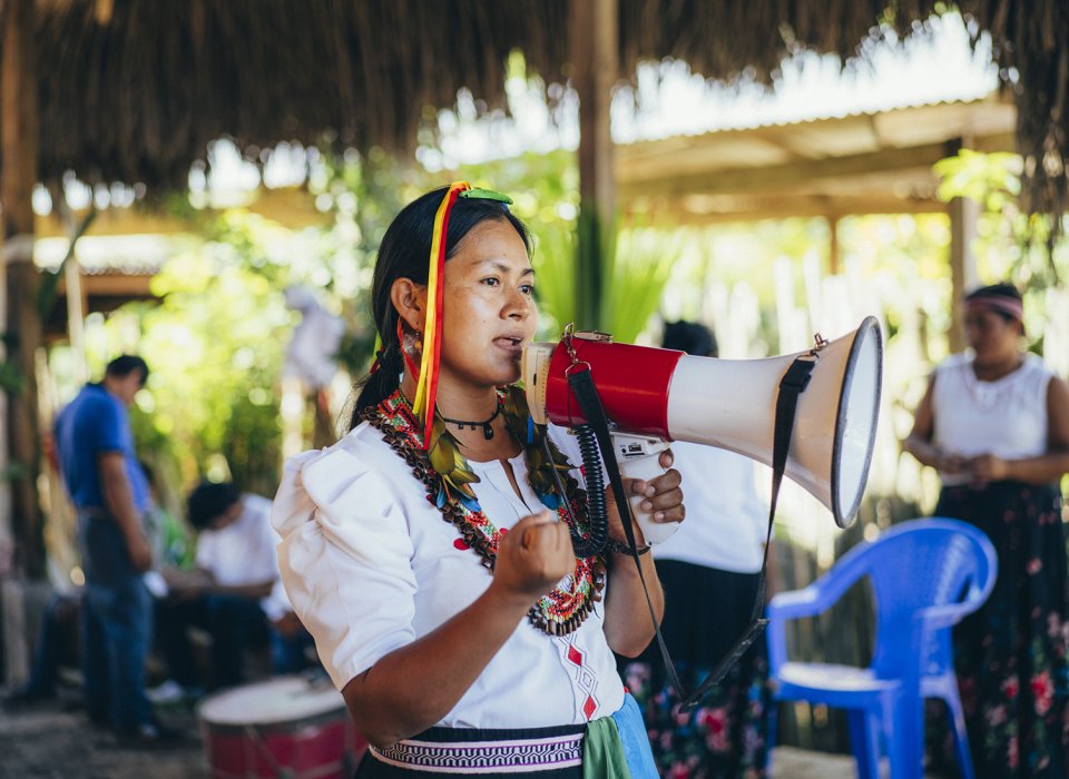 Marisol Garcia Apaguenio militante indigène péruvienne